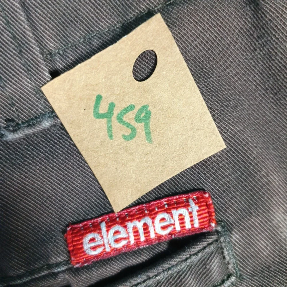 Element Shorts Mens Size 34 Brown Burleys Skateboard Thrashed Paint Work